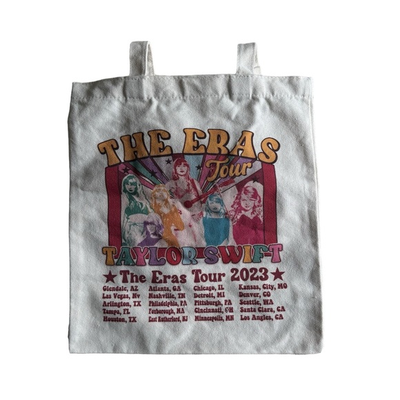 Taylor Swift | Bags | Taylor Swift The Eras Tour Tote Bag | Poshmark